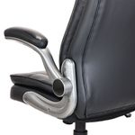 Кресло BRABIX PREMIUM "Paradigm EX-556", пружинный блок, рециклированная кожа, черное, 532976