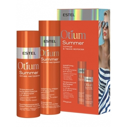 Набор для защиты волос от солнца «Otium Summer» Estel (Шампунь — 250 мл., Бальзам — 200 мл.)