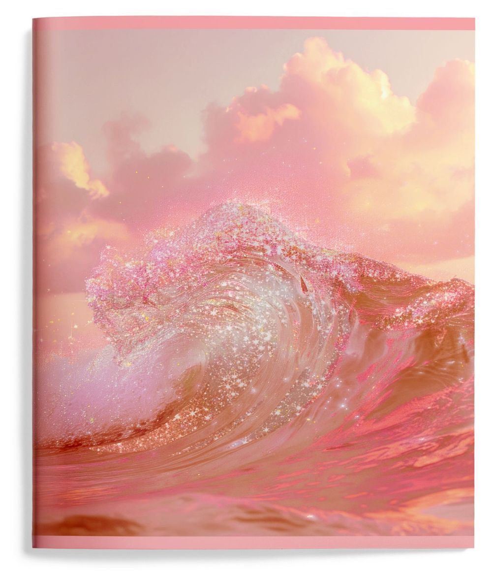 Тетрадь 48л, А5, клетка, Schoolformat Блестки, УФ-лак, в ассортименте