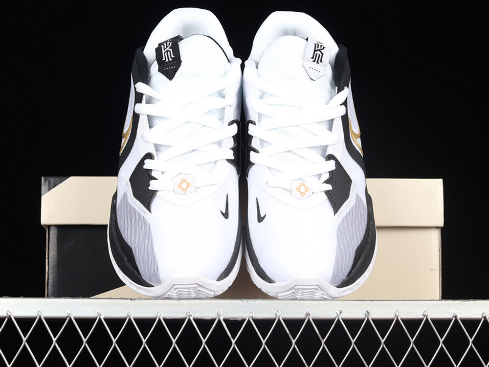 Nike Kyrie Low 5 White Metallic Gold Black