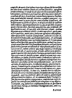 R.D. Magistri Petri Lombardi Novariensis Episcopi Parisiensis : sententiarum libri IV. Quibus uniuersæ theologiæ summa continetur | Peter Lombard