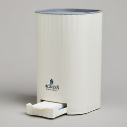 ПОДСТАВКА ДЛЯ НОЖЕЙ AGNESS С ТОЧИЛЬНЫМ КАМНЕМ 13,6*14,6*23 СМ