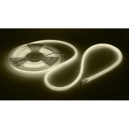 Лента светодиодная термостойкая для бани ЭРА LS2835-9,6-120-24-3000K-IP68-3 year-5m теплый белый