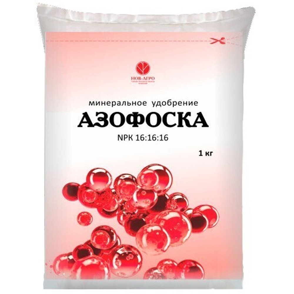 Удобрение минеральное (npk 16:16:16) 1 кг Азофоска