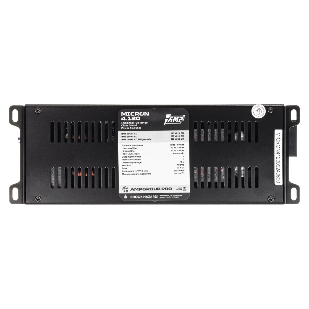 Усилитель AMP MICRON 4.120 - BUZZ Audio