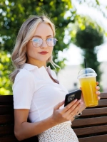 Очки для компьютера имиджевые защитные прозрачные нулевки