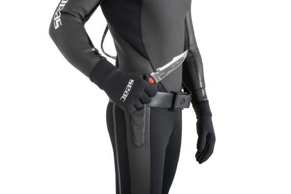 Нож Seac Rapid черно-оранжевый