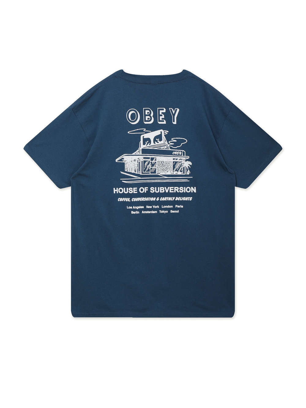 Мужская Футболка Obey House Of Subversion