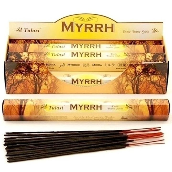 Tulasi Myrrh шестигранник Благовоние Мирра