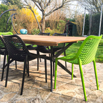 Стул пластиковый, Siesta Contract Air, черный