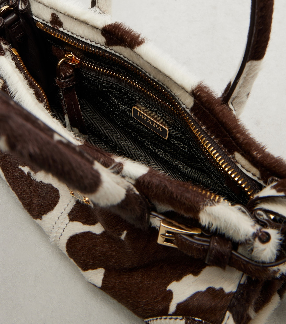 Cумка Prada Bonnie Mini Calf Hair Top-Handle