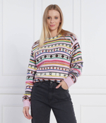 Хлопковый свитер Kenzo - пудрово-розовый(FC62PU3173CH)