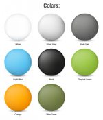 Стул пластиковый Siesta Contract Maya, светло-голубой