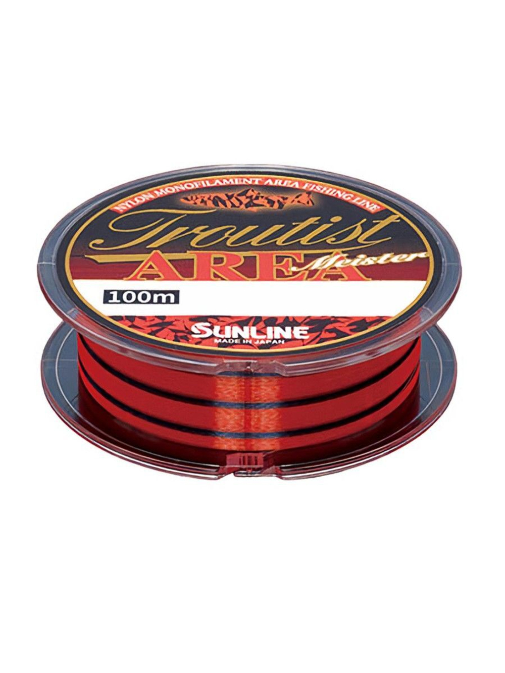 Монофильная леска для рыбалки SUNLINE TROUTIST AREA MEISTER 100м #0.4/2.0lb/0.104мм