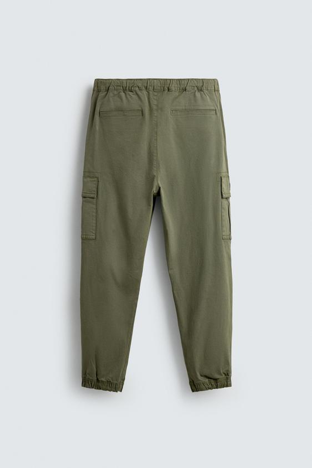 ZARA БРЮКИ КАРГО SLIM FIT, ХАКИ