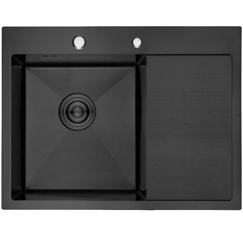 Кухонная мойка премиум GERHANS K35848B-L  графит