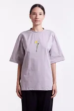 Футболка Гербарий Одуванчик пепел