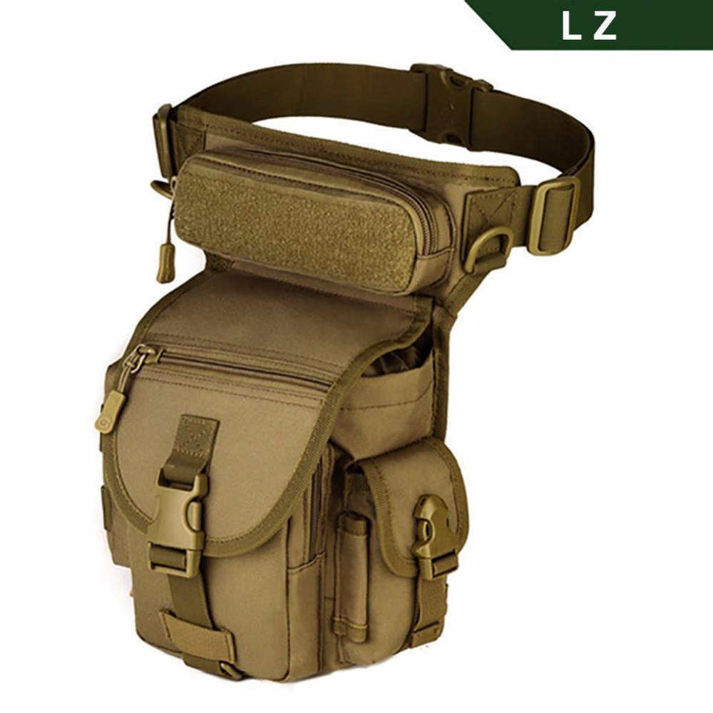 Тактическая набедренно-поясная сумка / песок