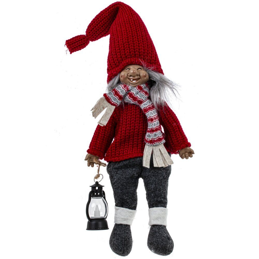 GAEM Игрушка набивная с подсветкой "Гном" (LR54х3), L20 W12 H70/25 см, 2в.