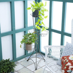 Подставка для цветов напольная "Классическая" на 3 горшка (витая), металл М0000043