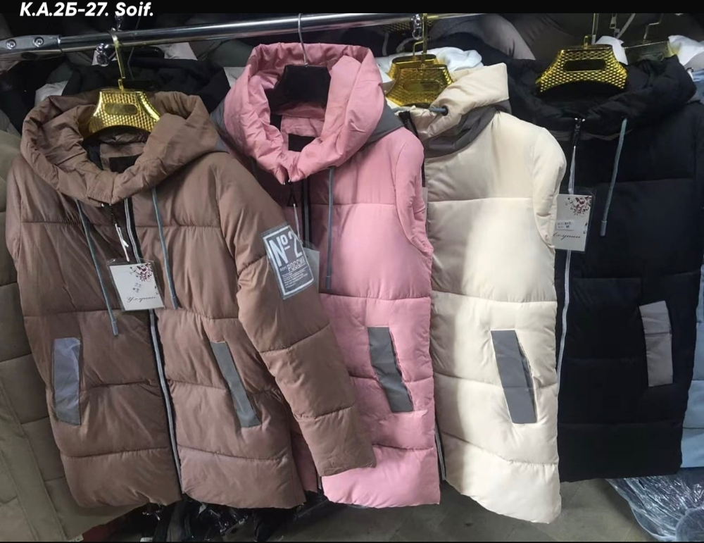 Оптом Куртка с капюшоном микс размеры 42-48