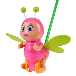 Каталка на палке Жук 56см, розовый, пакет 345