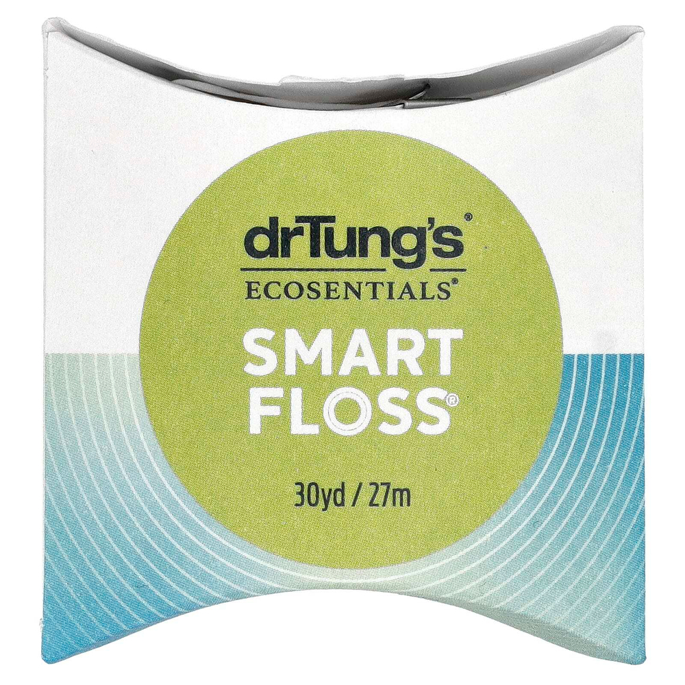 Dr. Tung's, Smart Floss, зубная нить, натуральный кардамон, 27 м (30 ярдов)