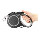 Поводок-рулетка для собак Urban L, 5м до 50кг, лента, черный, Triol