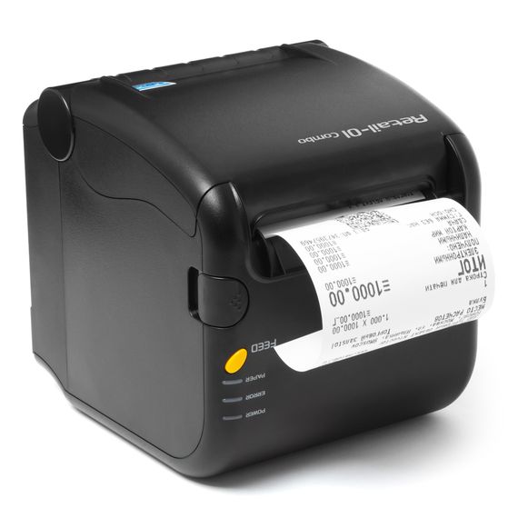 Фискальный регистратор ККТ &quot;РИТЕЙЛ-КОМБО-01Ф&quot; Cover ФФД 1.2 2LAN/HUB черный без ФН