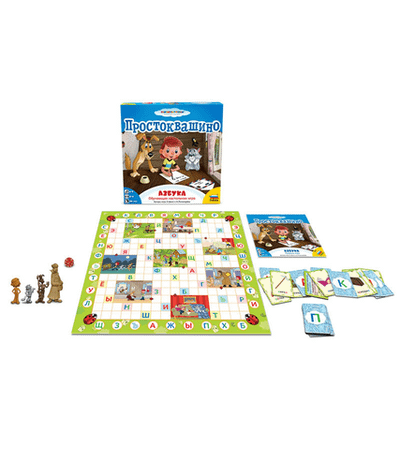 Настольная игра ZVEZDA "Простоквашино.Азбука", обучающая