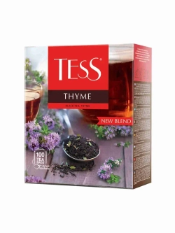 Чай в пакетиках черный Tess Thyme чабрец, 100 шт
