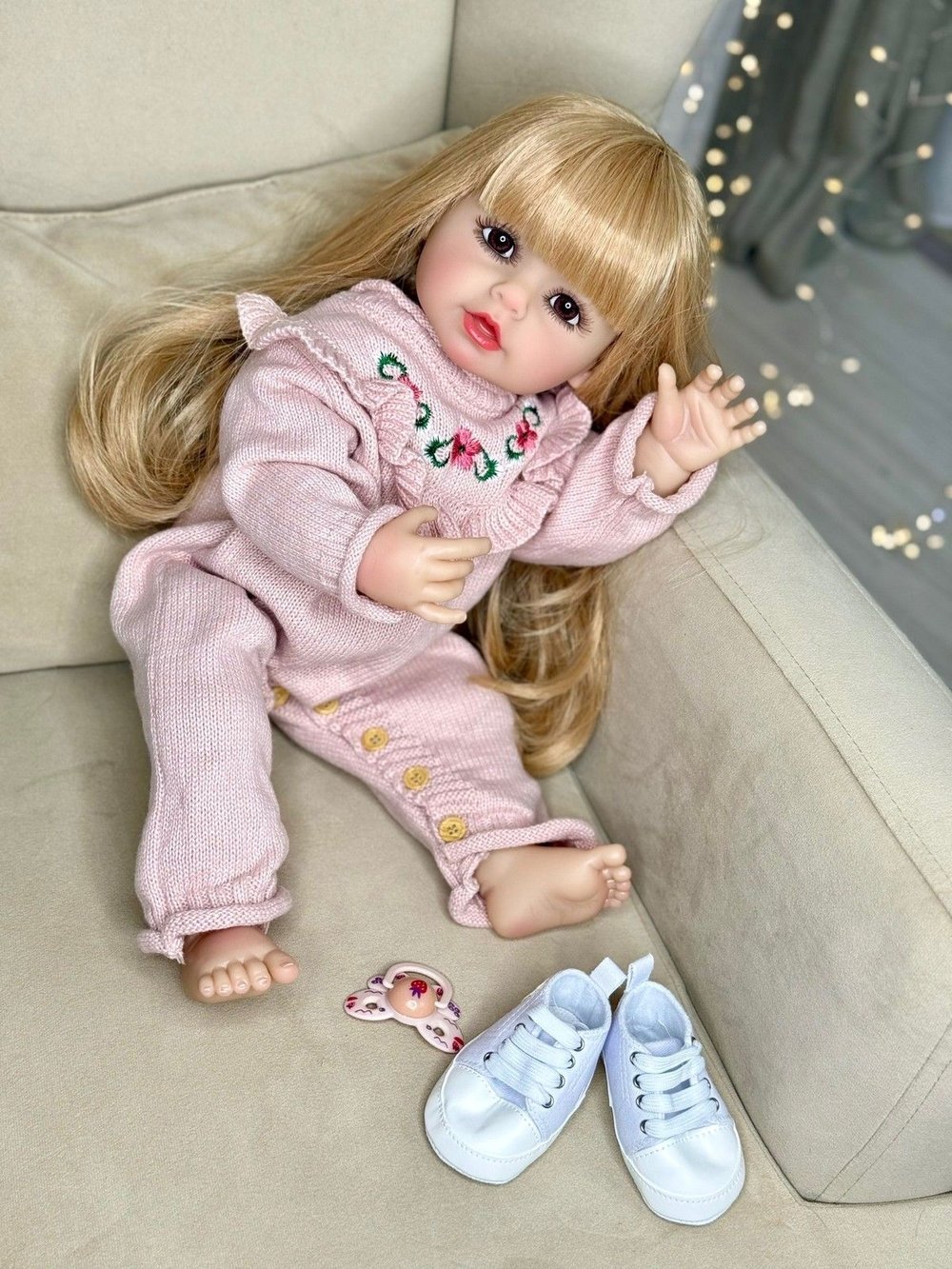 Кукла Реборн виниловая 55см (FA-309A1)