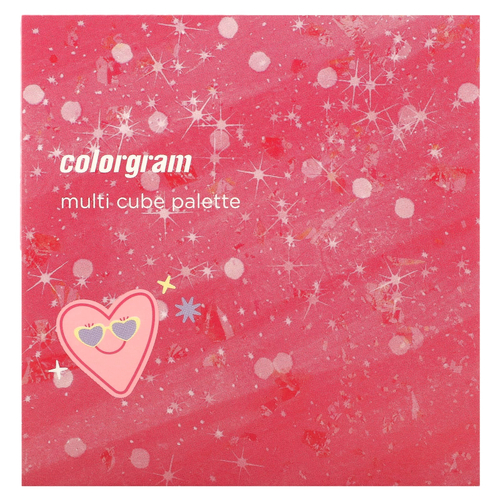 Colorgram, Multi Cube Palette, 02 Romantic Cube, 7,5 г (0,26 унции)