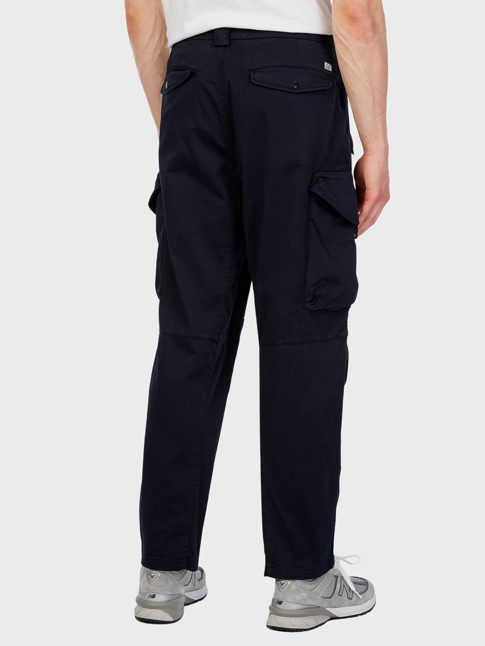 Брюки C. P. Company Black Stretch Sateen Loose Fit Cargo Pants Black