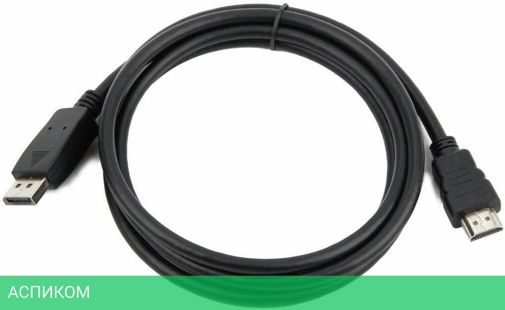 Кабель Cablexpert CC-DP-HDMI-3M черный
