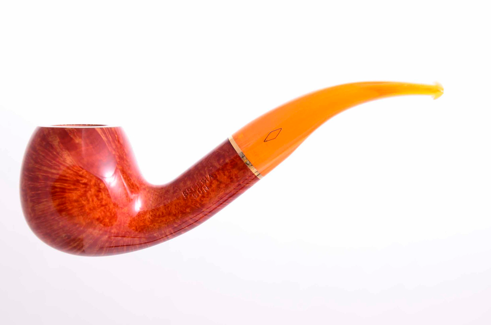 Курительная трубка Brebbia SUN 9 мм, цветной мундштук, SUN-834