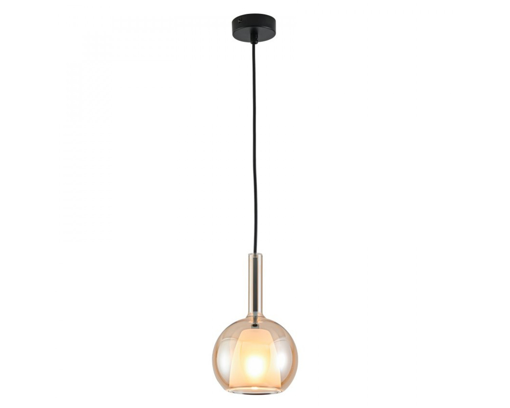 Подвесной светильник Newport NORA 7233/S mat.black amber, М0071765