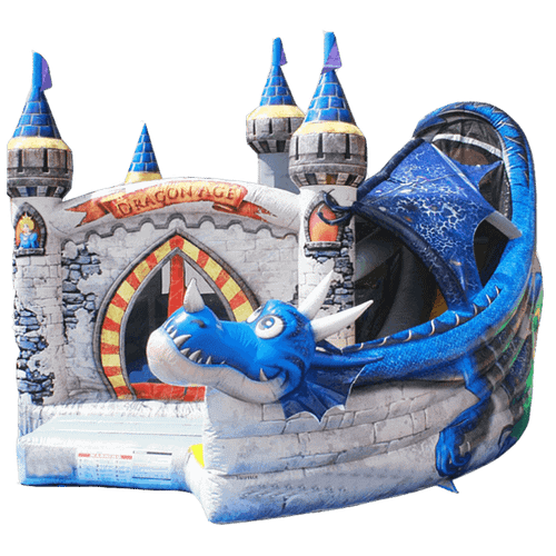 Коммерческий надувной батут "Змей Горыныч младший"