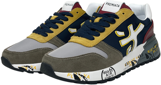 Premiata Mick 2338 Синие с бежевым