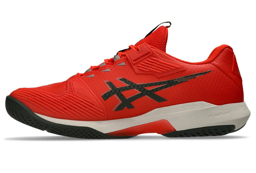 Мужские кроссовки теннисные Asics Solution Speed FF 4 - cherry tomato/vintage khaki