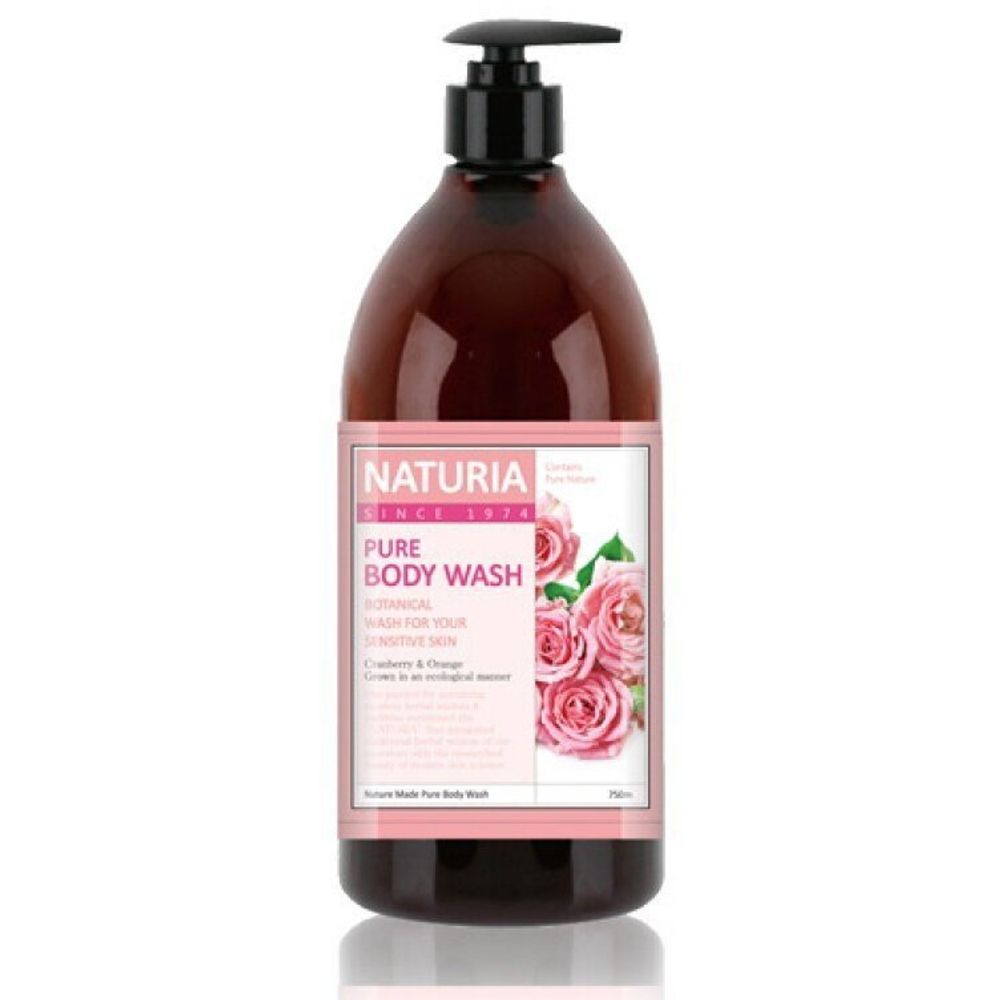 Гель для душа с розой и розмарином NATURIA Pure Body Wash Rose&amp;Rosemary 750 мл