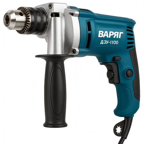 Дрель электирческая ударная Варяг ДЭУ-1100 01062
