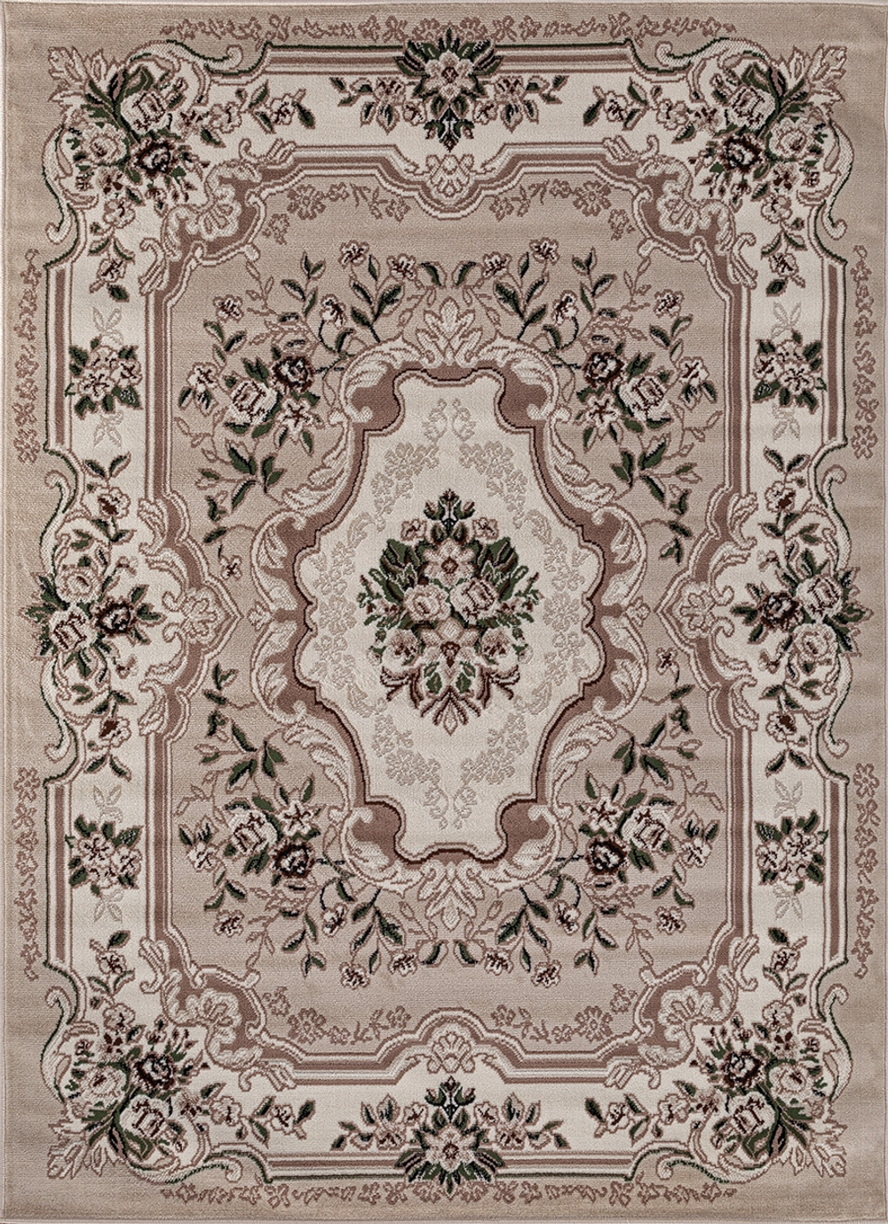 Ковер D017 - BEIGE - Прямоугольник - коллекция GAVANA размер 100*200 см