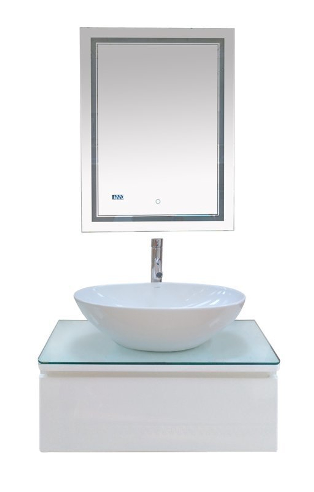 Тумба MISTY Скай - 60 подвесная с 1-им ящ. c умывальником