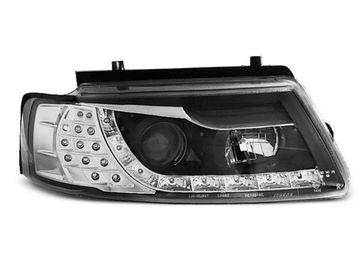 Передние фары VW Passat B5 daylight black