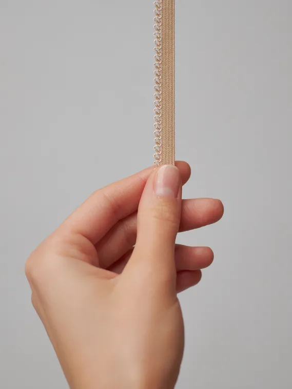 775 K-94/9 ОПТ Резинка ажурная Lauma, 9 мм, бежевый 775