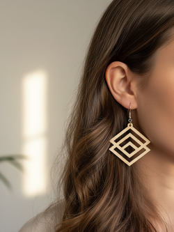 Серьги Геометрия