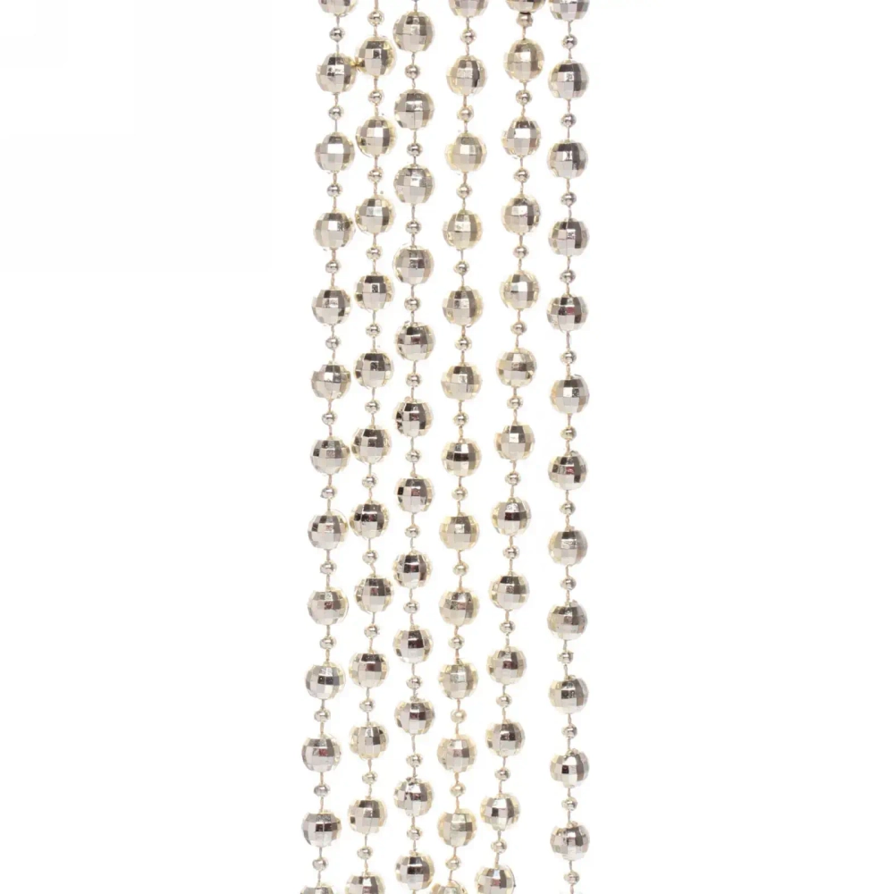 Бусы на ёлку 2м «Капельки», Шампань