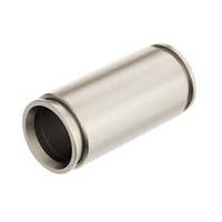 Муфта труба-труба д.20мм, IP66/IP67, никелированная латунь