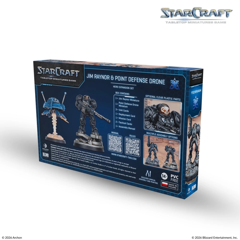 Starcraft - Jim Raynor & Point Defense Drone: Terran Hero Expansion Set